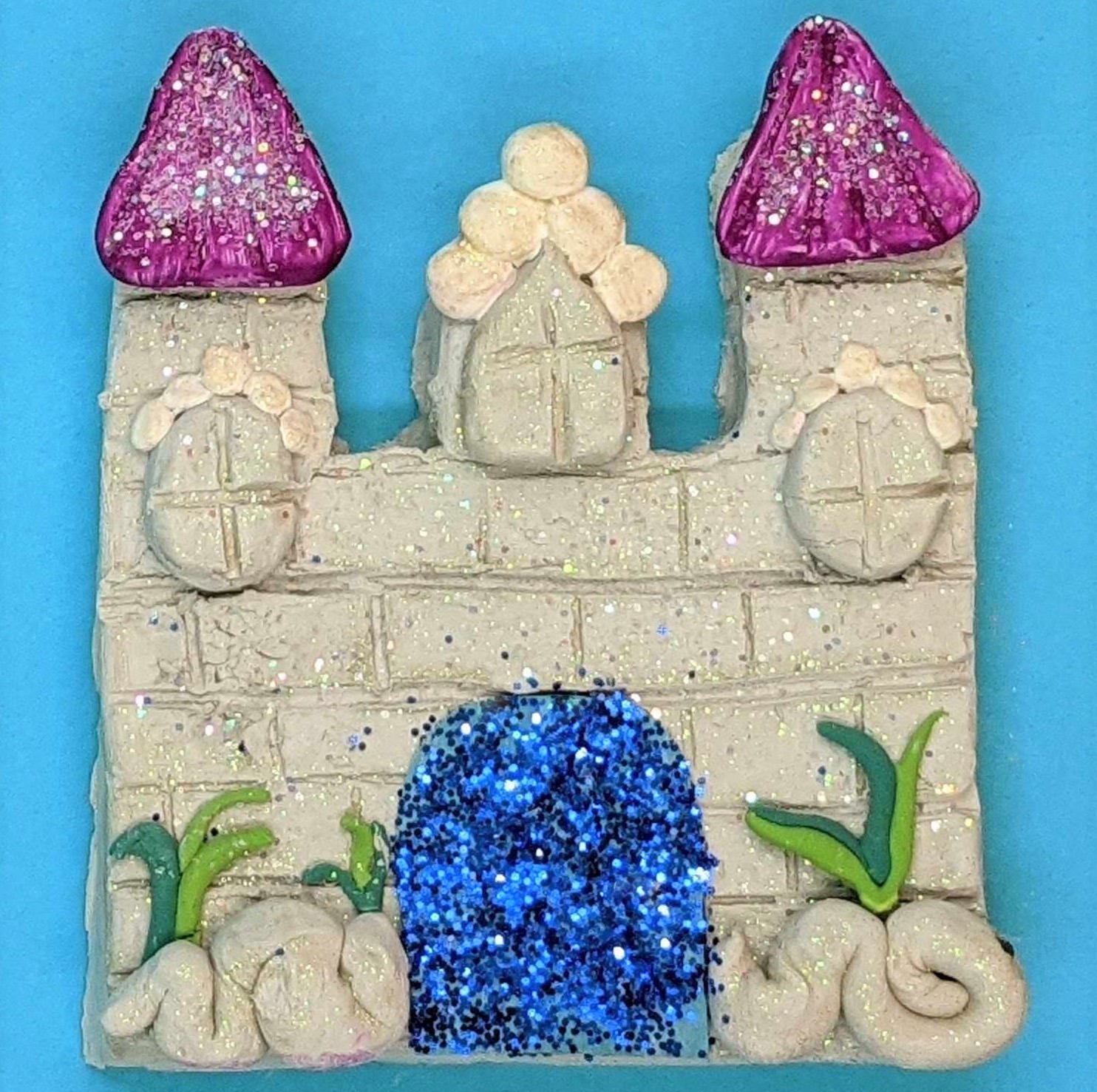 Kidcreate Studio - Chicago Lakeview, Sparkly Castle Art Project